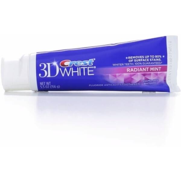 Shop Crest 3d White Toothpaste Radiant Mint 4 8 Oz Overstock