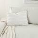 Carson Carrington Tarnby Woven Stripes Throw Pillow - 14" x 20" - White
