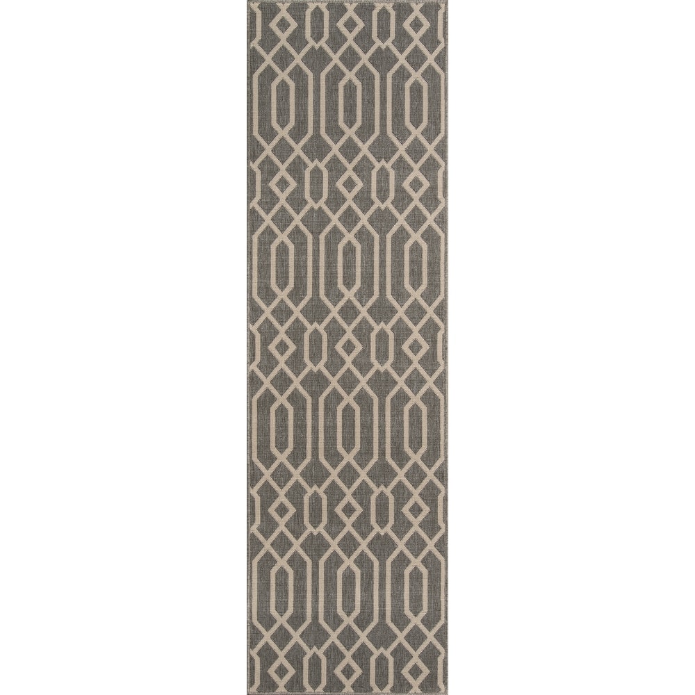 Momeni Baja Links Geometric Trellis Outdoor Area Rug.
