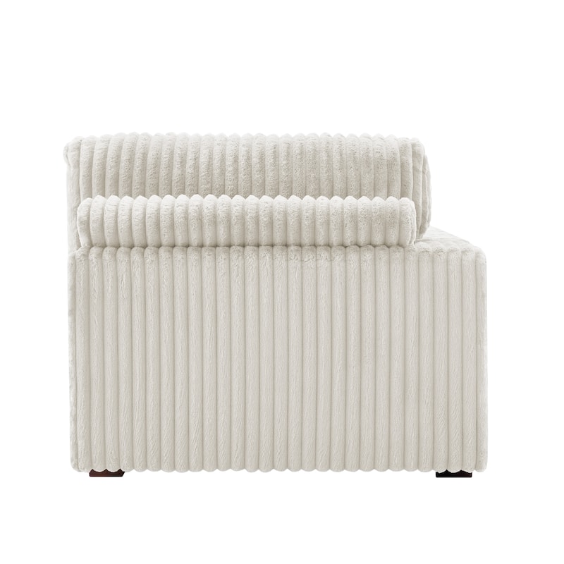 Oversized L-Shape Upholstered Chaise Lounge Sofa Couch