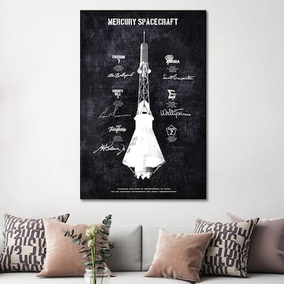 iCanvas "MERCURY SPACECRAFT" by Joseph Fernando Canvas Print