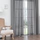 preview thumbnail 21 of 36, Linen Textured Light Filtering Back Tap/ Rod Pocket Curtain Panels (Set of 2)