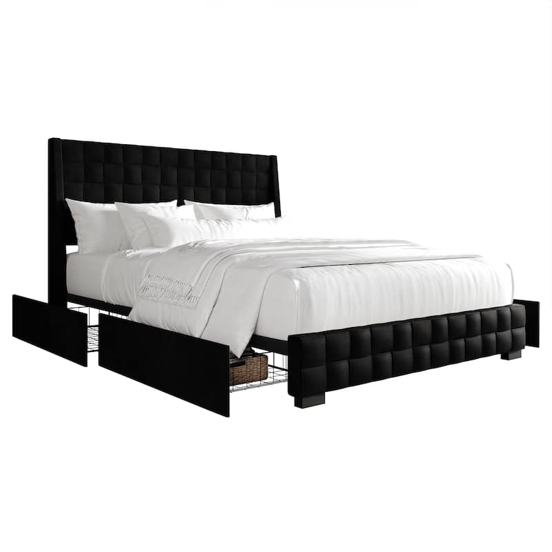 CraftPorch Minimalist Platform Bed
