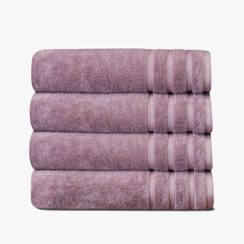True Comfort Towels - Purple - 4 Bath Towels