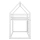 preview thumbnail 16 of 24, Twin over Twin House Bunk Bed with Built-in Ladder