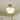 1-Light Gold Dome Flush Mount Ceiling Light with Opal Glass - Brass