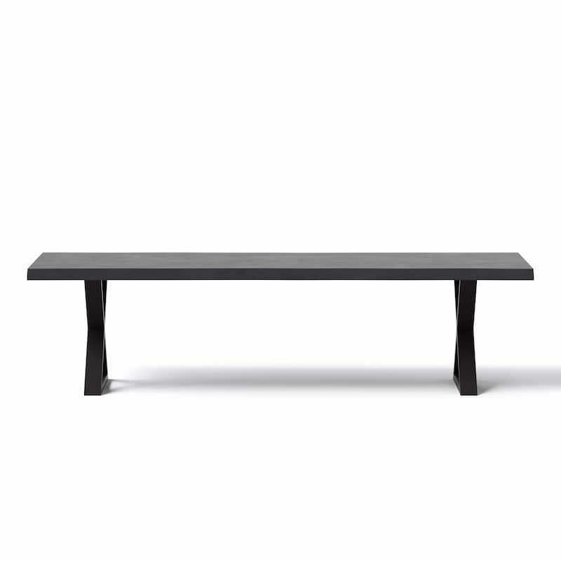 Urbia Brooks Solid Acacia Dining Table - X Base