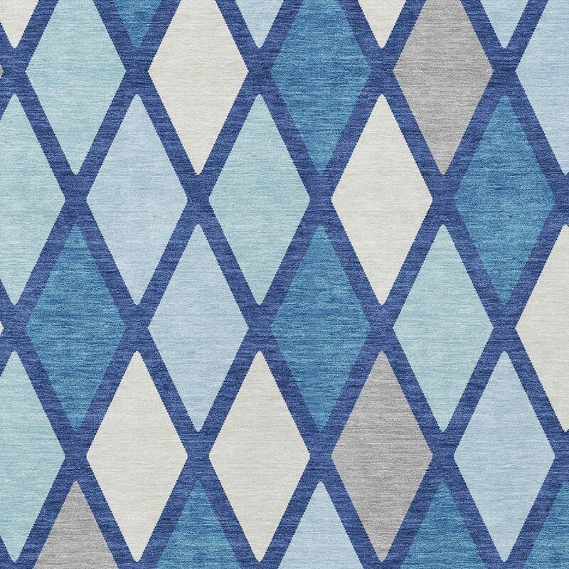 HomeRoots Geometric Transitional Rectangle Outdoor Rug