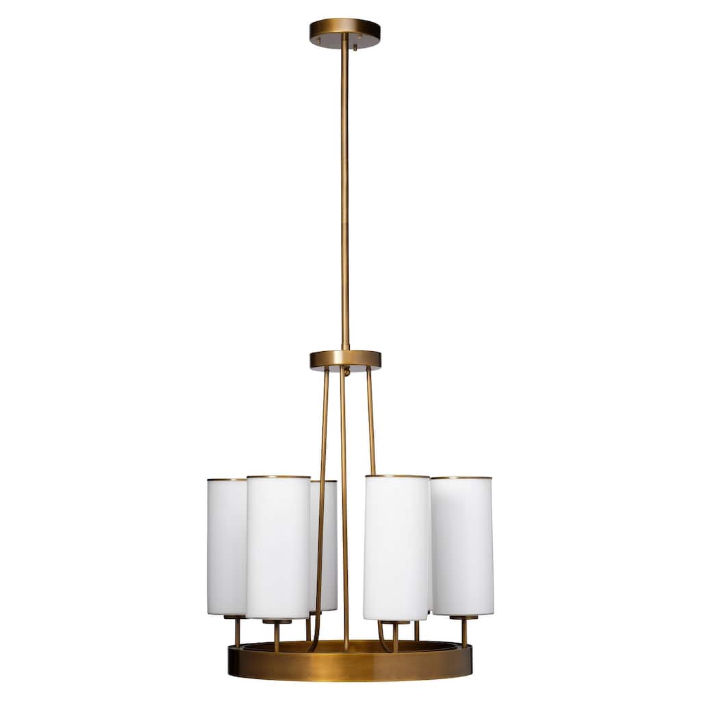 Jamie Young Kingdom Glass 6-Light Chandelier