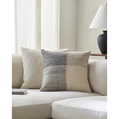 Zoey Modern & Contemporary Color Block Accent Pillow