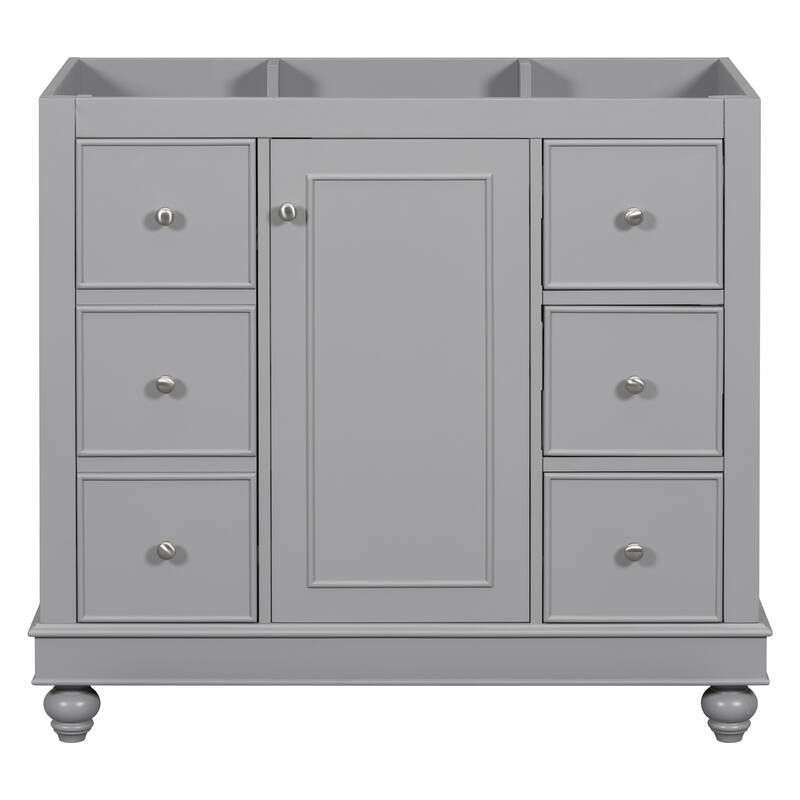 36" Gray Bathroom vanity