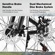 preview thumbnail 5 of 3, Mountain Bike, 21-Speed Trail Commuter City Bicycle With 24Inch Wheels & Disc Brakes Thumb Shifter, Steel Mountain Bike