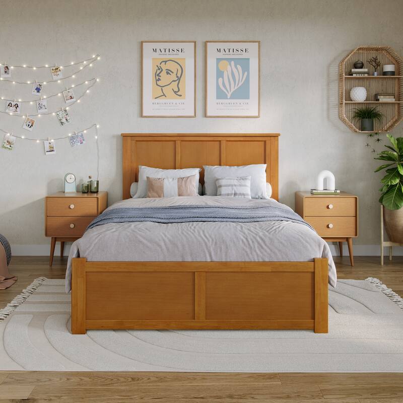 Madison Platform Bed with Footboard and Storage Drawers