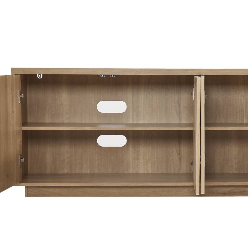 Modern Buffet Cabinet Sideboard with 4-Doors