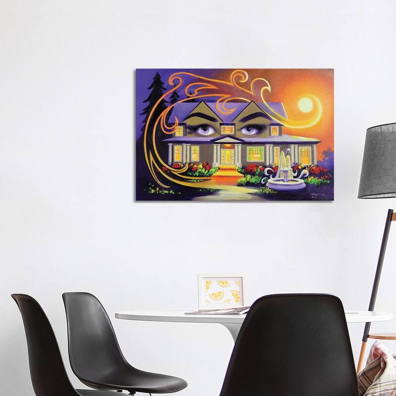 iCanvas "Eyes On You - House Illusion" by D. "Rusty" Rust Canvas Print - 26x40x1.5