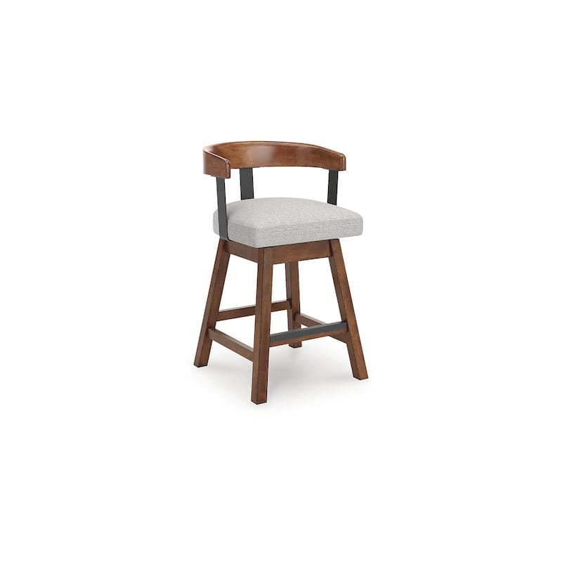 Signature Design by Ashley Ralene Counter Height Bar Stool (Set of 2) - 20"W x 20"D x 34"H