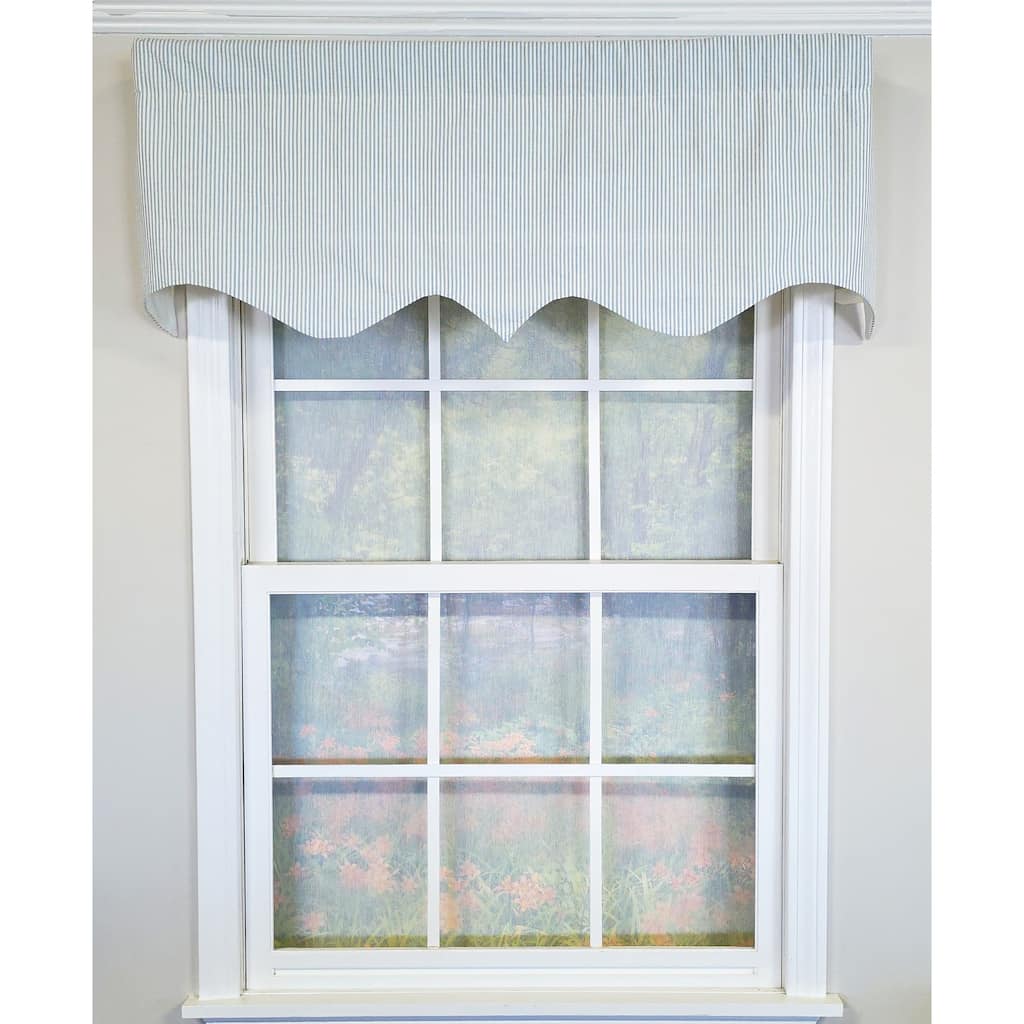RLF Home Seersucker Regal Valance
