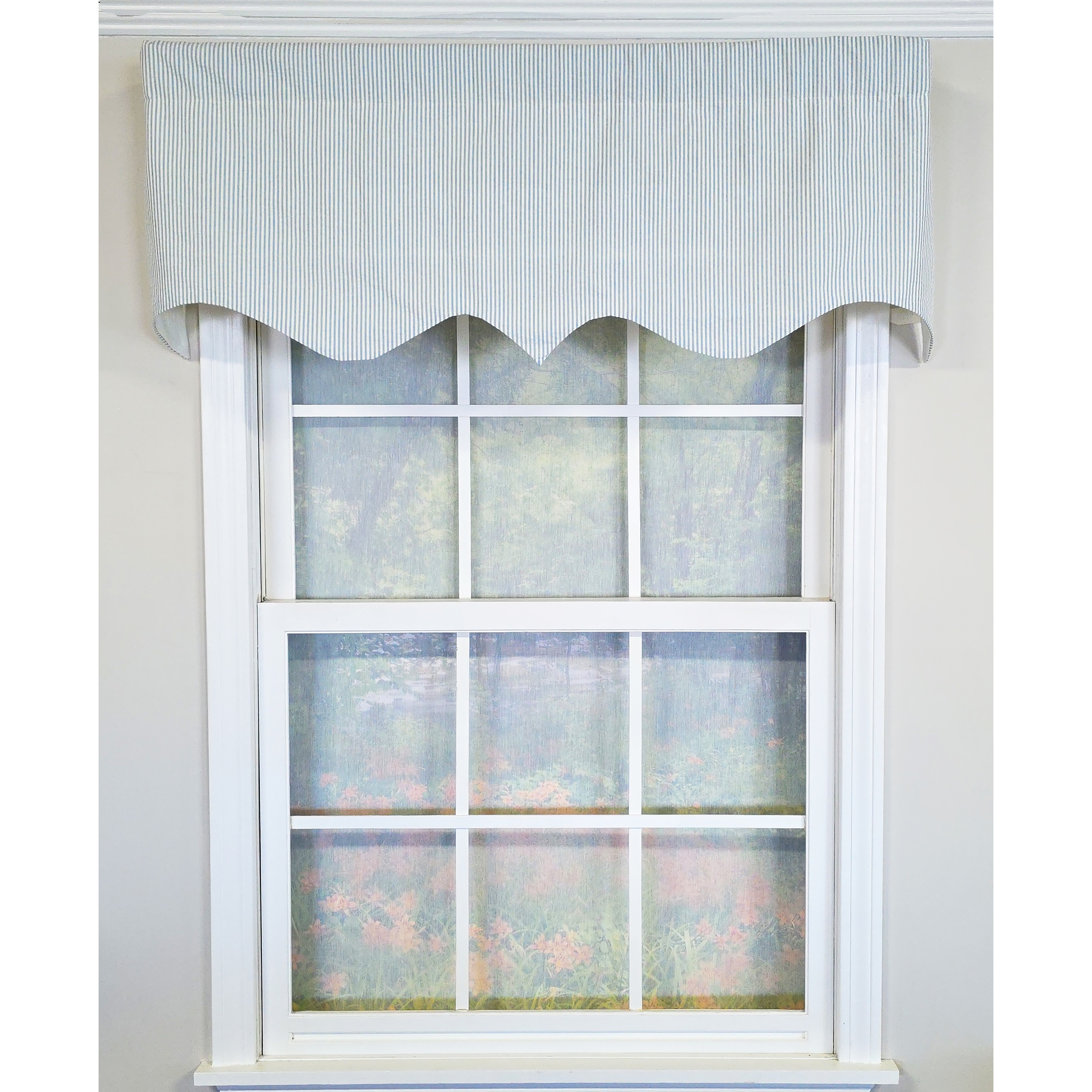 RLF Home Seersucker Regal Valance