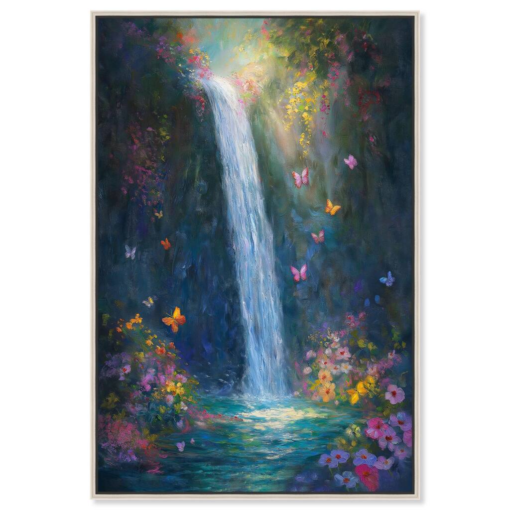 Hidden Falls II Canvas by Art Remedy