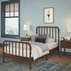 preview thumbnail 1 of 36, Max and Lily Jenny Twin Spindle Platform Bed Walnut