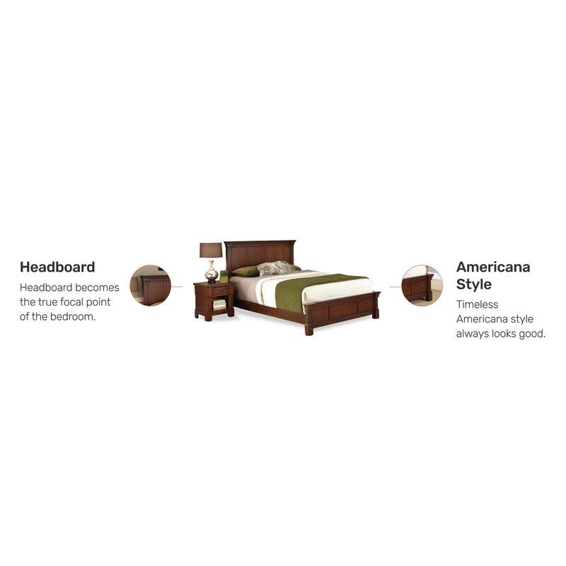 Queen/Full Aspen Headboard by Homestyles- Cherry