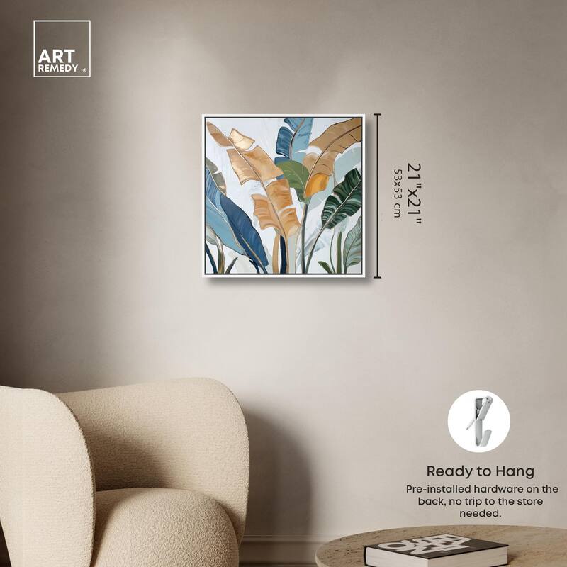 Paradise Fronds I Canvas by Art Remedy