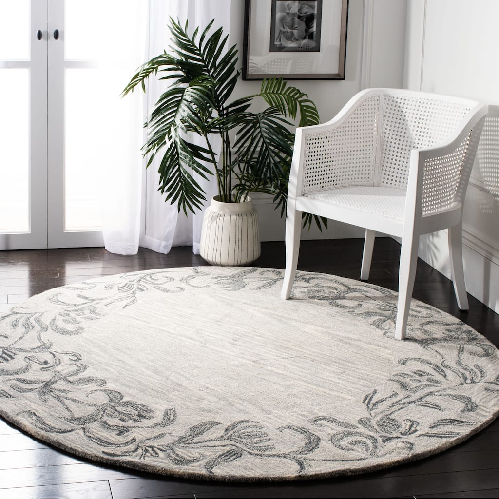 SAFAVIEH Handmade Soho Louisa Floral N.Z. Wool Rug
