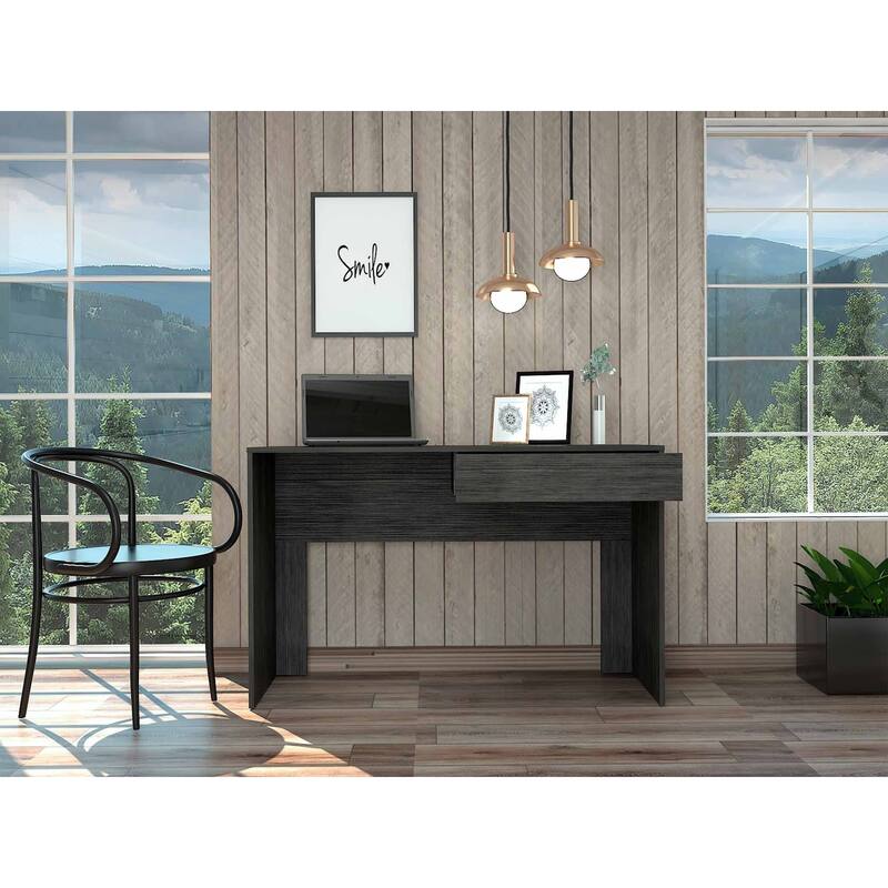 47" Black Computer Desk