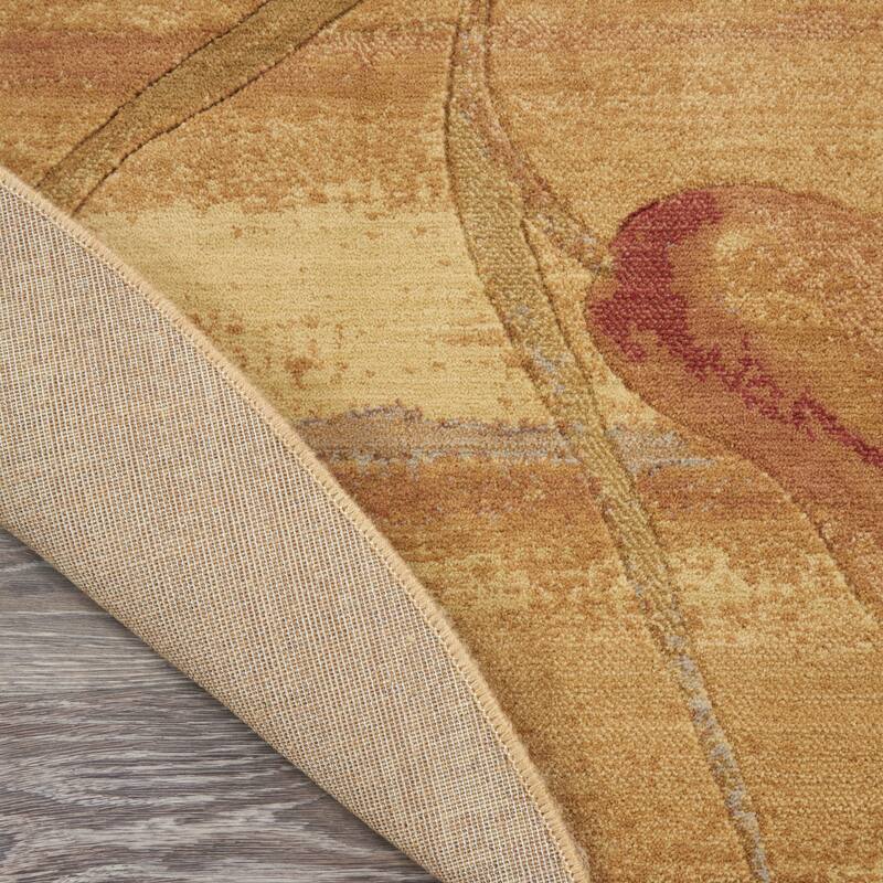 Nourison Somerset Vintage Watercolor Floral Pattern Area Rug