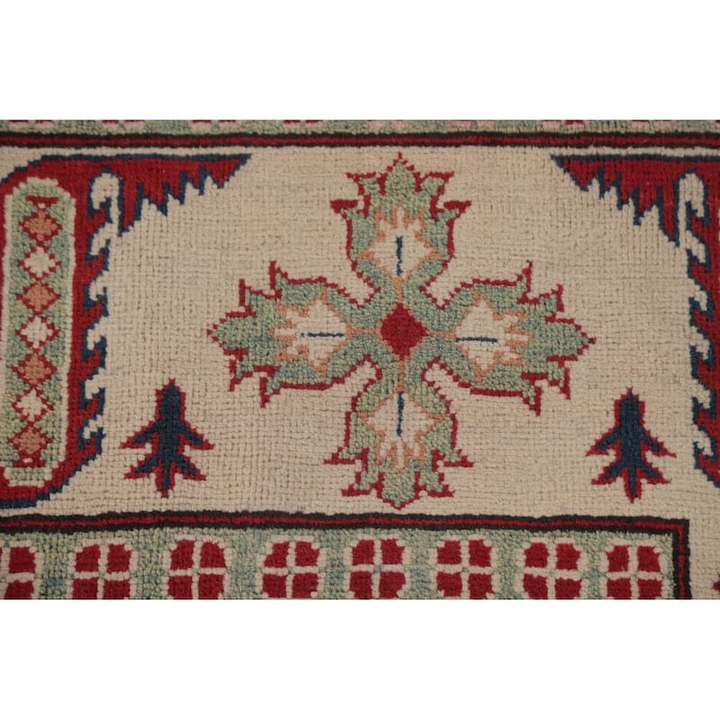 Blue Kazak Oriental Area Rug Handmade Bedroom Wool Carpet - 8'5" x 10'7"