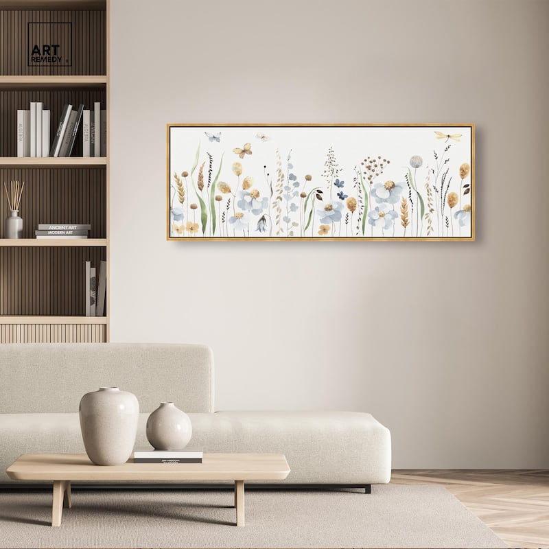 Blissful Spring Wide Panoramic Canvas by Art Remedy