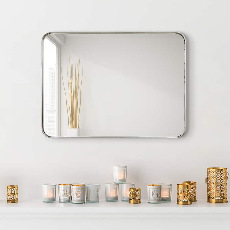 Ultra Stainless Steel Rectangular Wall Mirror