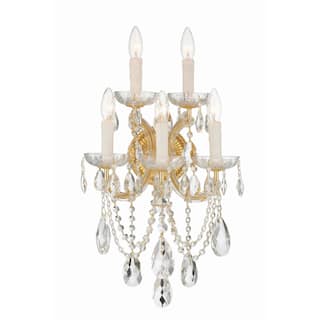 Crystorama Lighting Group Maria Theresa 5 Light 13-1/2" Wide Wall