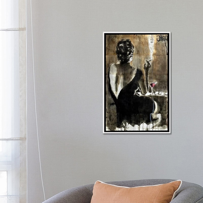 iCanvas "Cocktail" by Loui Jover Framed Canvas Print