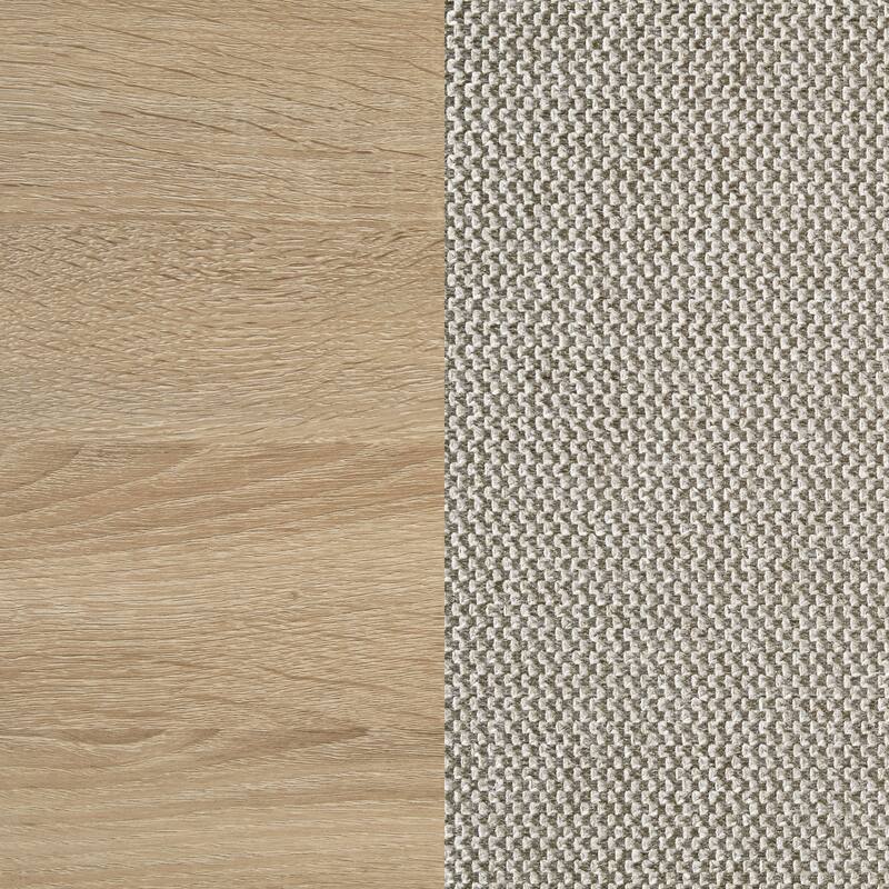 Arielle Bookcase Panel Storage Bed Light Oak