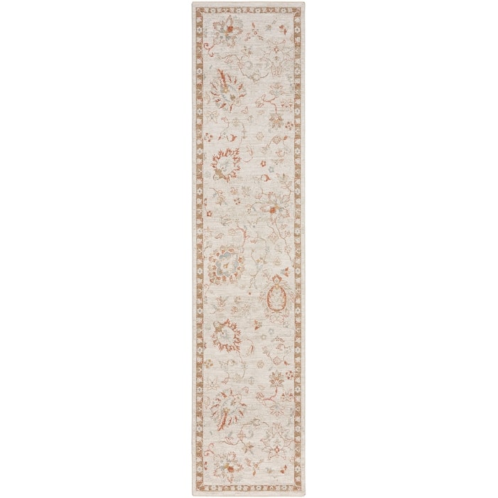 Nourison Asher Bordered Area Rug - Ivory - 2'3" x 10'2"