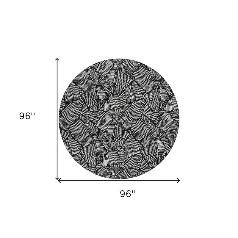 HomeRoots Floral Transitional Rectangle Outdoor Rug