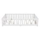 preview thumbnail 98 of 106, Twin/Full/Queen Size Floor Bed with Safety Guardrails for Kids, Wood Montessori Bedframe w/ Door, Children's Noiseless Beds