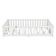 preview thumbnail 8 of 79, Modern Floor Bed with Safety Guardrails and Door, Suitable for Kids