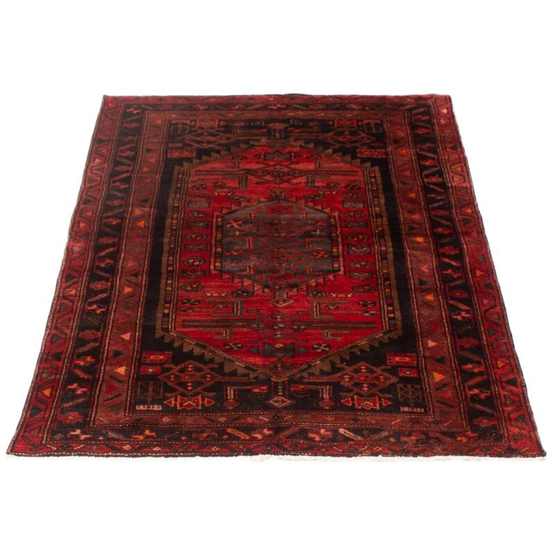 ECARPETGALLERY Hand-knotted Andelz Copper Wool Rug - 4'5 x 6'8