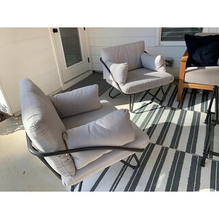 Novogratz Poolside Gossip Collection Teddi Outdoor Lounge Chairs 2 Piece On Sale Overstock 27326591