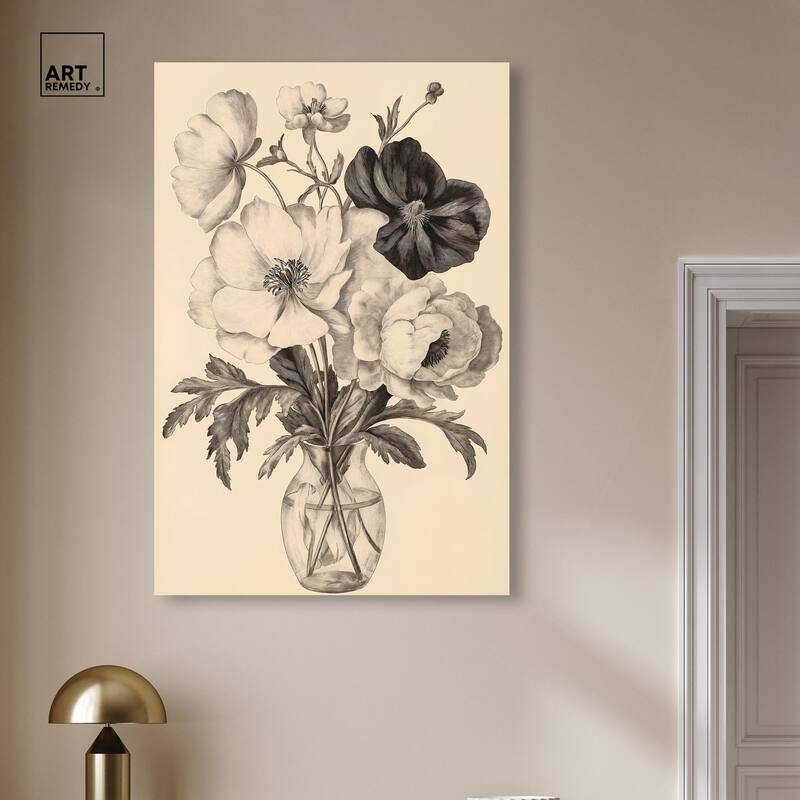 Herbarium's Hush II Canvas by Art Remedy, Gallery Wrapped