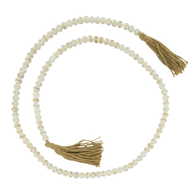 Bead Design Wood Garland
