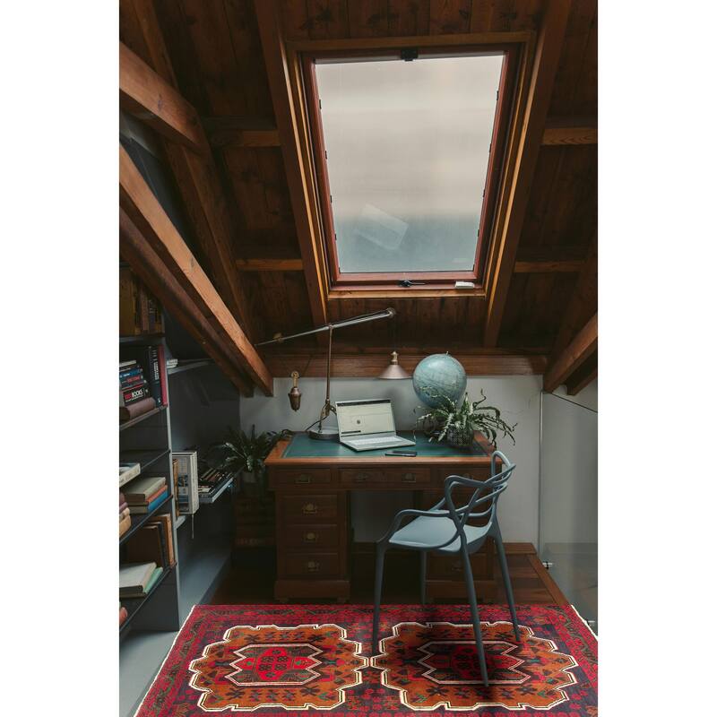 ECARPETGALLERY Hand-knotted Teimani Brown Wool Rug - 2'10 x 4'9