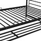 preview thumbnail 13 of 26, Twin over Twin Metal Bunk Bed with Shelf and Guardrails