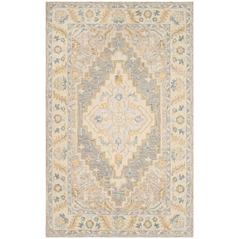 SAFAVIEH Handmade Micro-Loop Ludivine Wool Rug