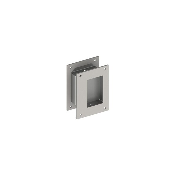 Hager 25N 3-1/2" x 5" Back to Back Flush Pull Set from the Pulls Collection