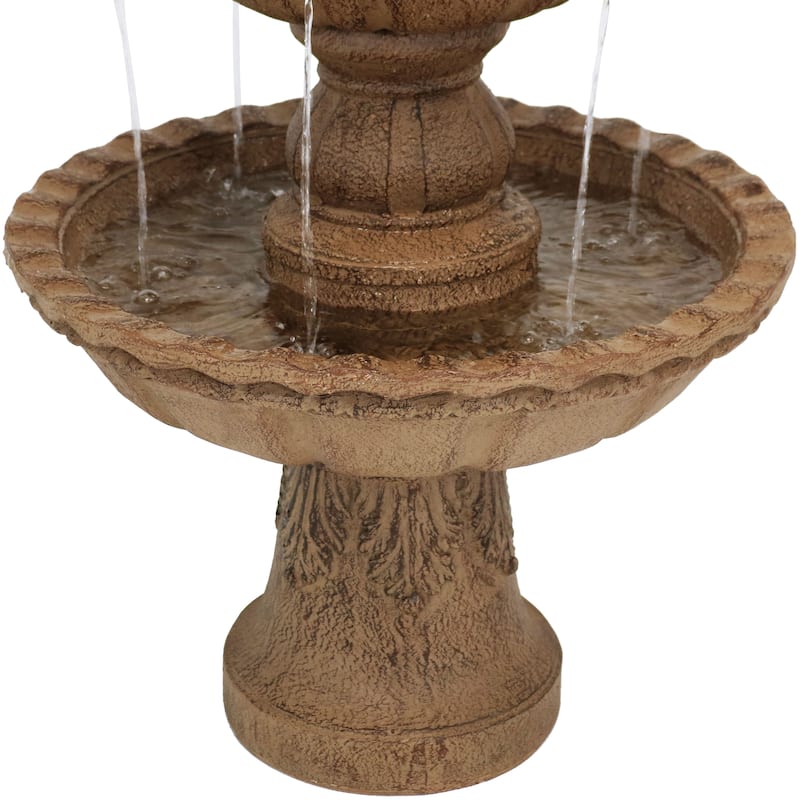 4-Tier Electric Pineapple Water Fountain Lightweight - Choose Color