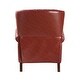 preview thumbnail 43 of 45, HULALA HOME Genuine Leather Nailhead Trim Pushback Recliner with Rolled Arms