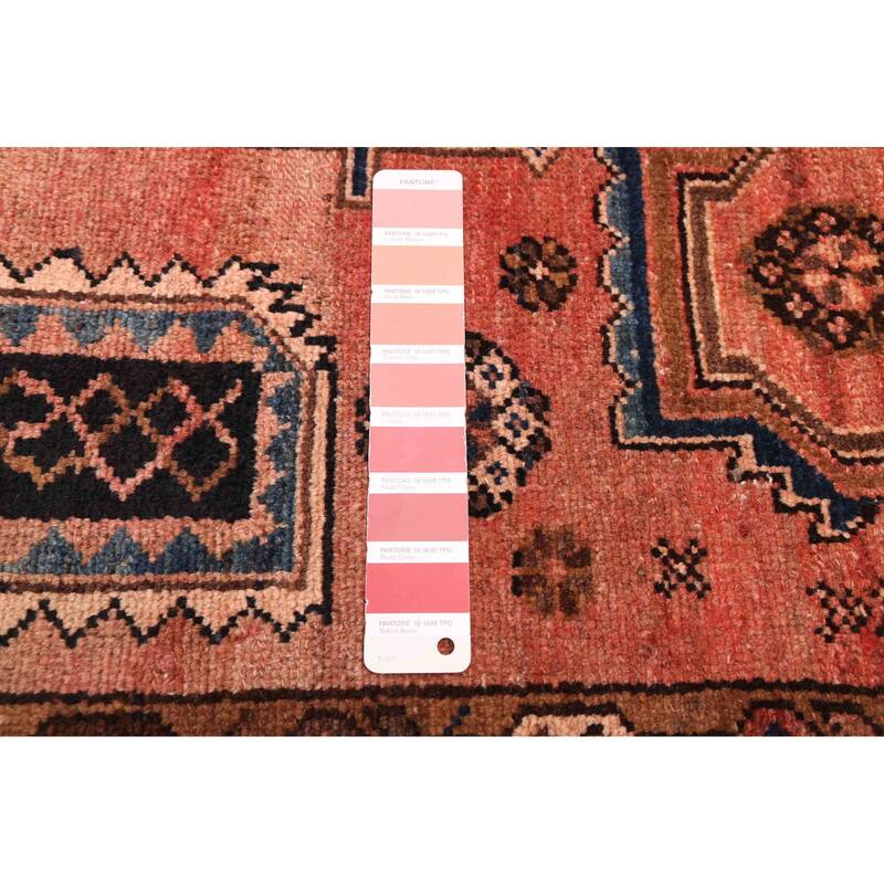 ECARPETGALLERY Hand-knotted Konya Anatolian Dark Copper Wool Rug - 4'3 x 9'4